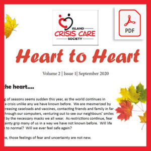 ICCS Heart to Heart newsletter vol 2 issue 1